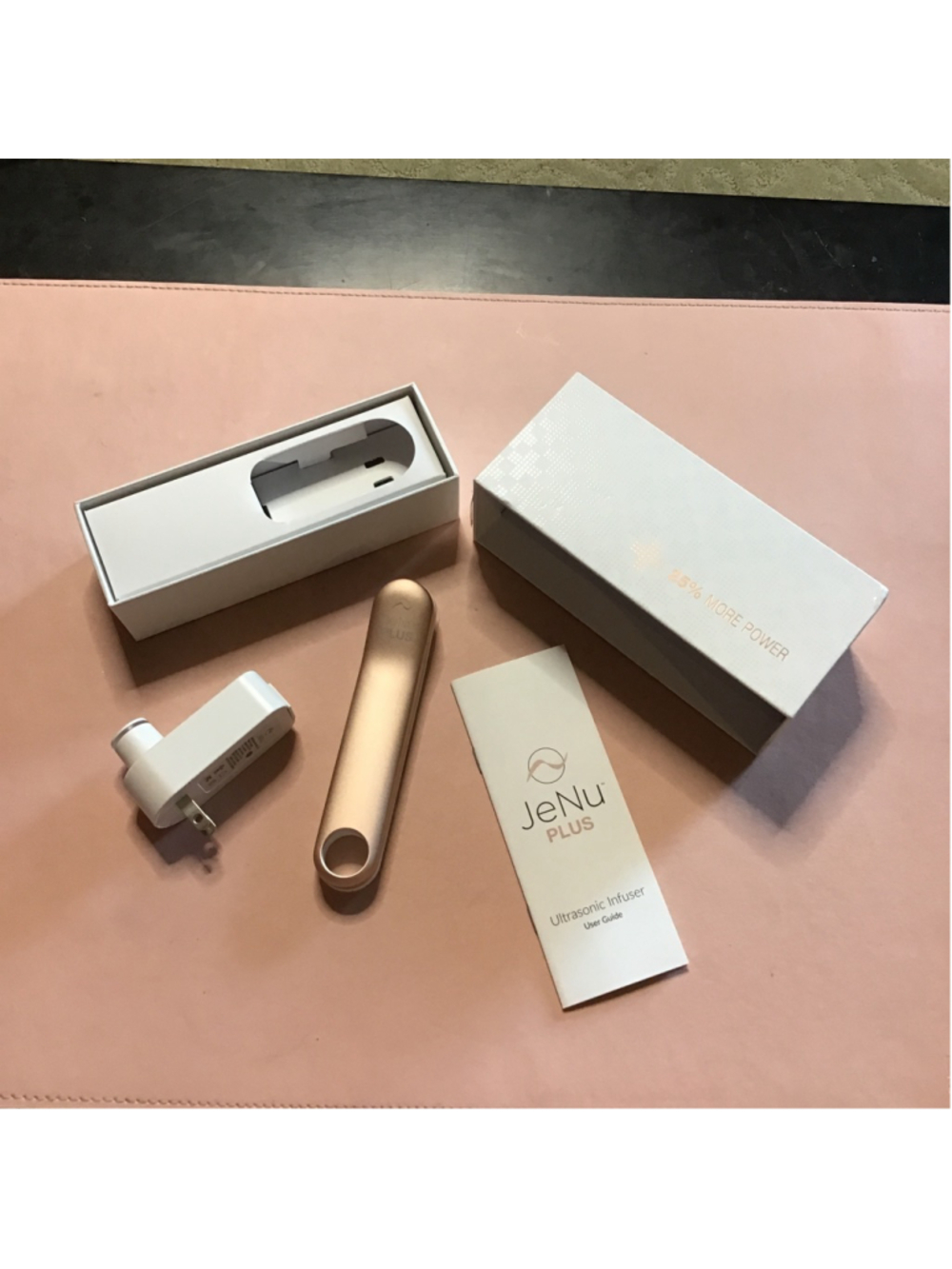NEW JeNu Plus Gold & White Ultrasonic Infuser